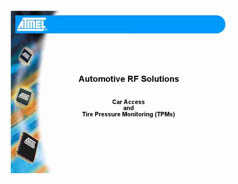 Atmel Automobile Parts Car Access and Tire Pressure Monitoring (TPMs)-page_pdf